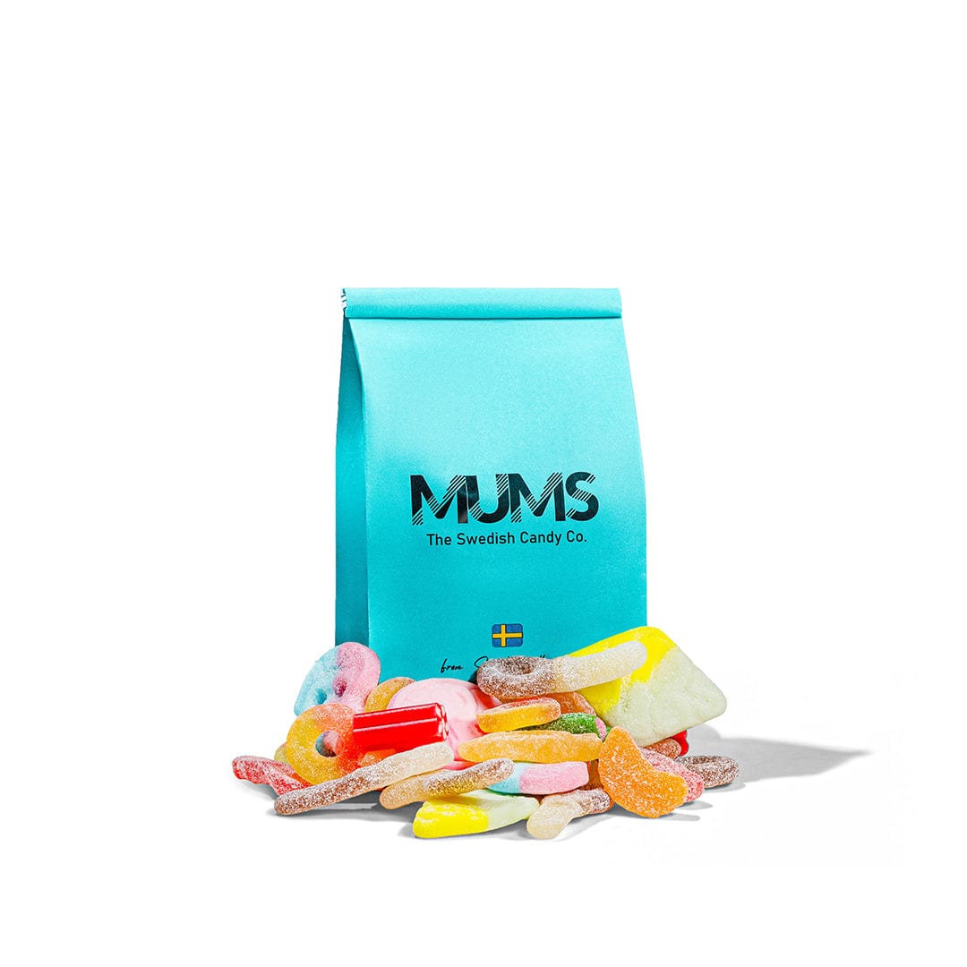 Sour Swedish Mix With BUBS - Mums - The Swedish Candy Co.