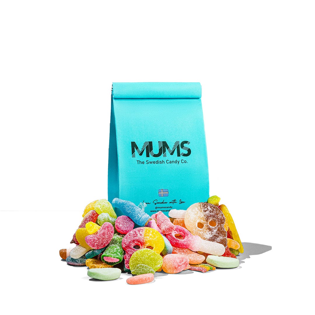 Sour Swedish Mix With BUBS - Mums - The Swedish Candy Co.