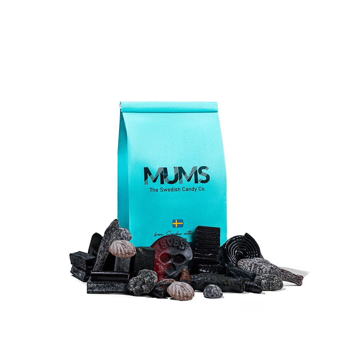 Licorice Swedish Candy Mix With BUBS - Mums - The Swedish Candy Co.