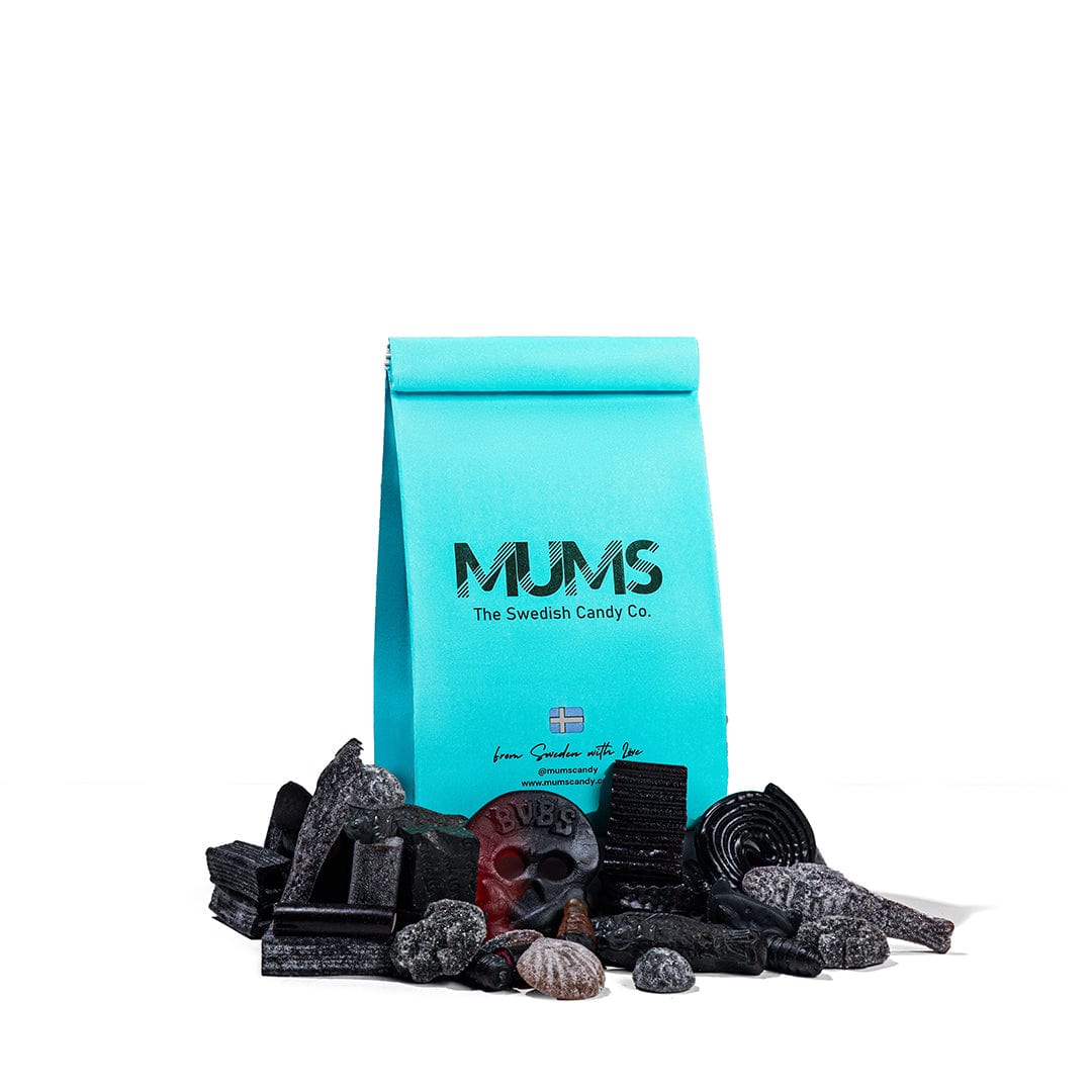 Licorice Swedish Candy Mix With BUBS - Mums - The Swedish Candy Co.