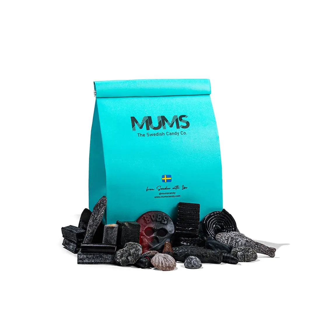 Licorice Swedish Candy Mix With BUBS - Mums - The Swedish Candy Co.