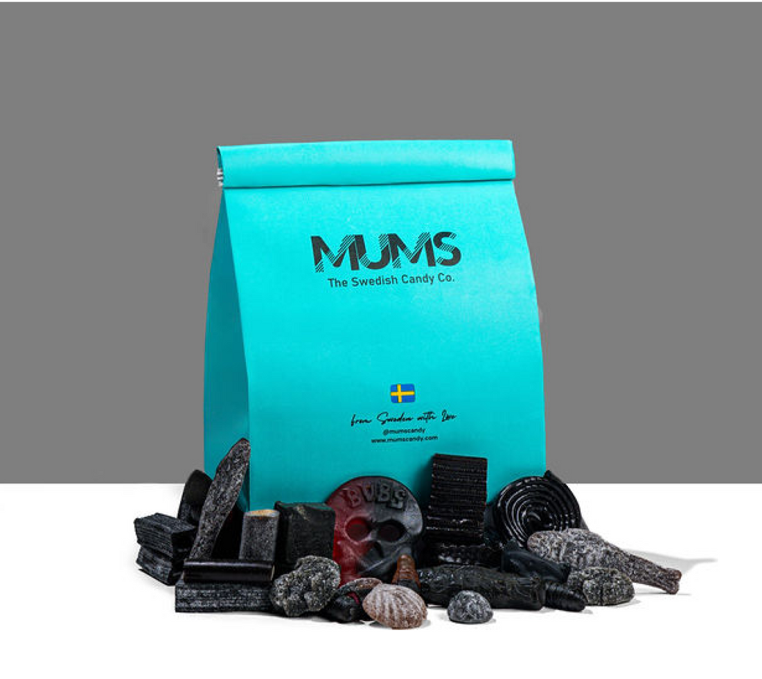 Licorice Swedish Candy Mix With BUBS - Mums - The Swedish Candy Co.