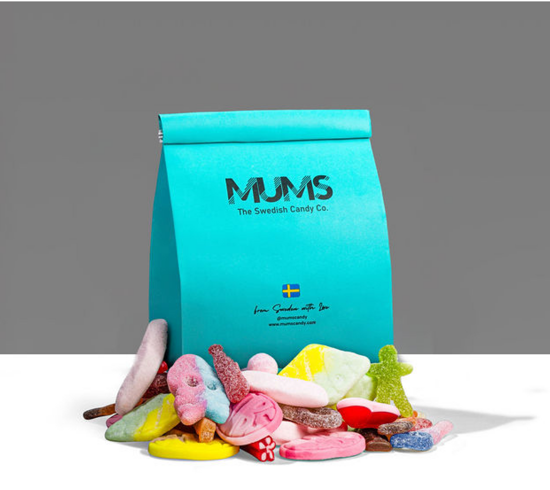 Sour Swedish Mix With BUBS - Mums - The Swedish Candy Co.