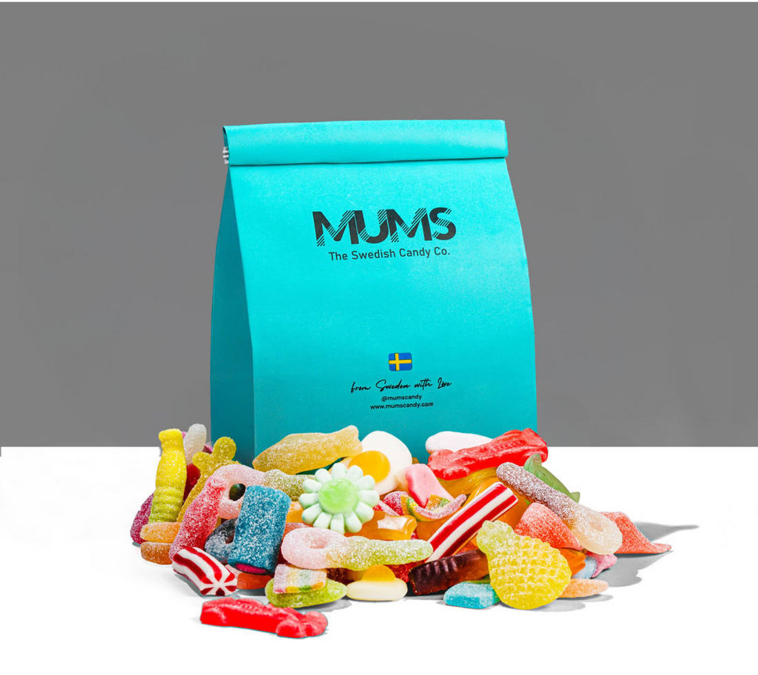 Sweet and Sour Swedish Mix With BUBS - Mums - The Swedish Candy Co.