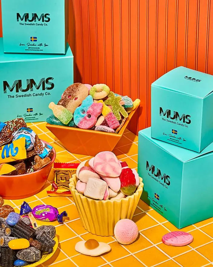 Sour Swedish Mix With BUBS - Mums - The Swedish Candy Co.